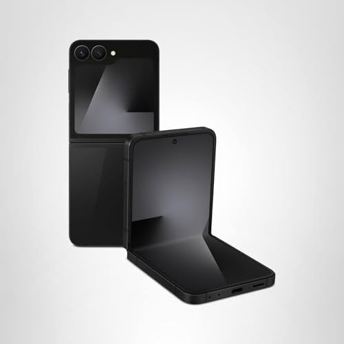 Samsung Galaxy Z Flip7 FE Cell Phone, 256GB AI Smartphone, Unlocked Android, Long Battery Life, 2025, US 1 Yr Manufacturer Warranty, Black