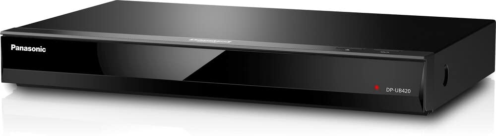 Panasonic Streaming 4K Blu Ray Player, Ultra HD Premium Video Playback with Hi-Res Audio, Voice Assist - DP-UB420-K (Black)