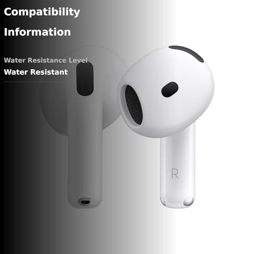 Apple AirPods 4 Wireless Earbuds, Bluetooth Headphones, with Active Noise Cancellation, Adaptive Audio, Transparency Mode, Personalized Spatial Audio, USB-C Charging Case, Wireless Charging, H2 Chip