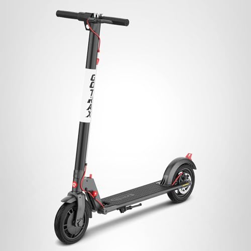Gotrax GXL V2 Electric Scooter, 8.5" Solid Tire, Max 12 Mile and 15.5Mph Speed Power by 250W Motor, Lightweight 25.95lb, Cruise Control Aluminum Alloy Frame Foldable Commuting Escooter for Adults