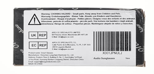 OhO Smart Glasses,Polarized Sunglasses with Bluetooth Speaker,Athletic/Outdoor UV Protection and Voice Control,Unisex (Grey Lens)