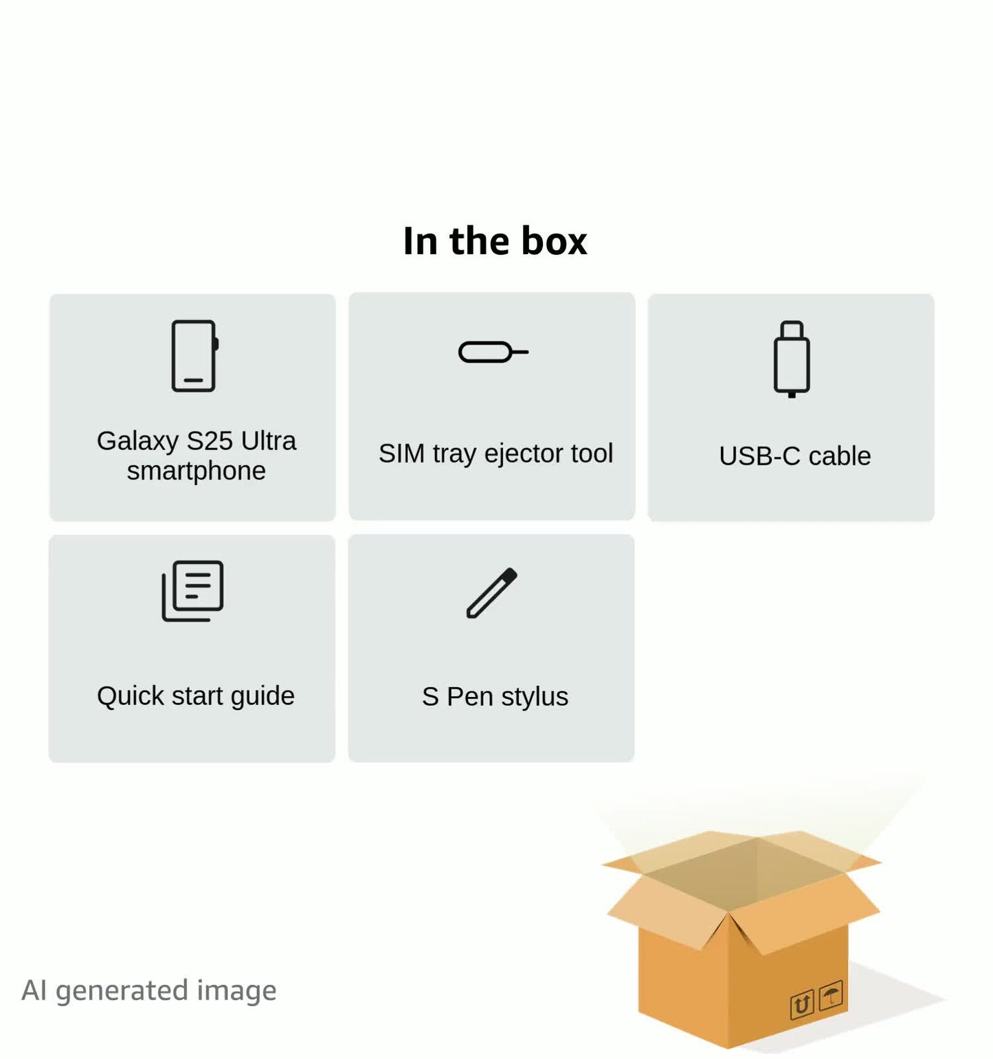 SAMSUNG Galaxy S25 Edge Phone, 512 GB AI Smartphone, Unlocked Android, Night Video, Fast Processor, ProScaler Display, All-Day Battery, 2025, US 1 Yr Manufacturer Warranty, Titanium JetBlack