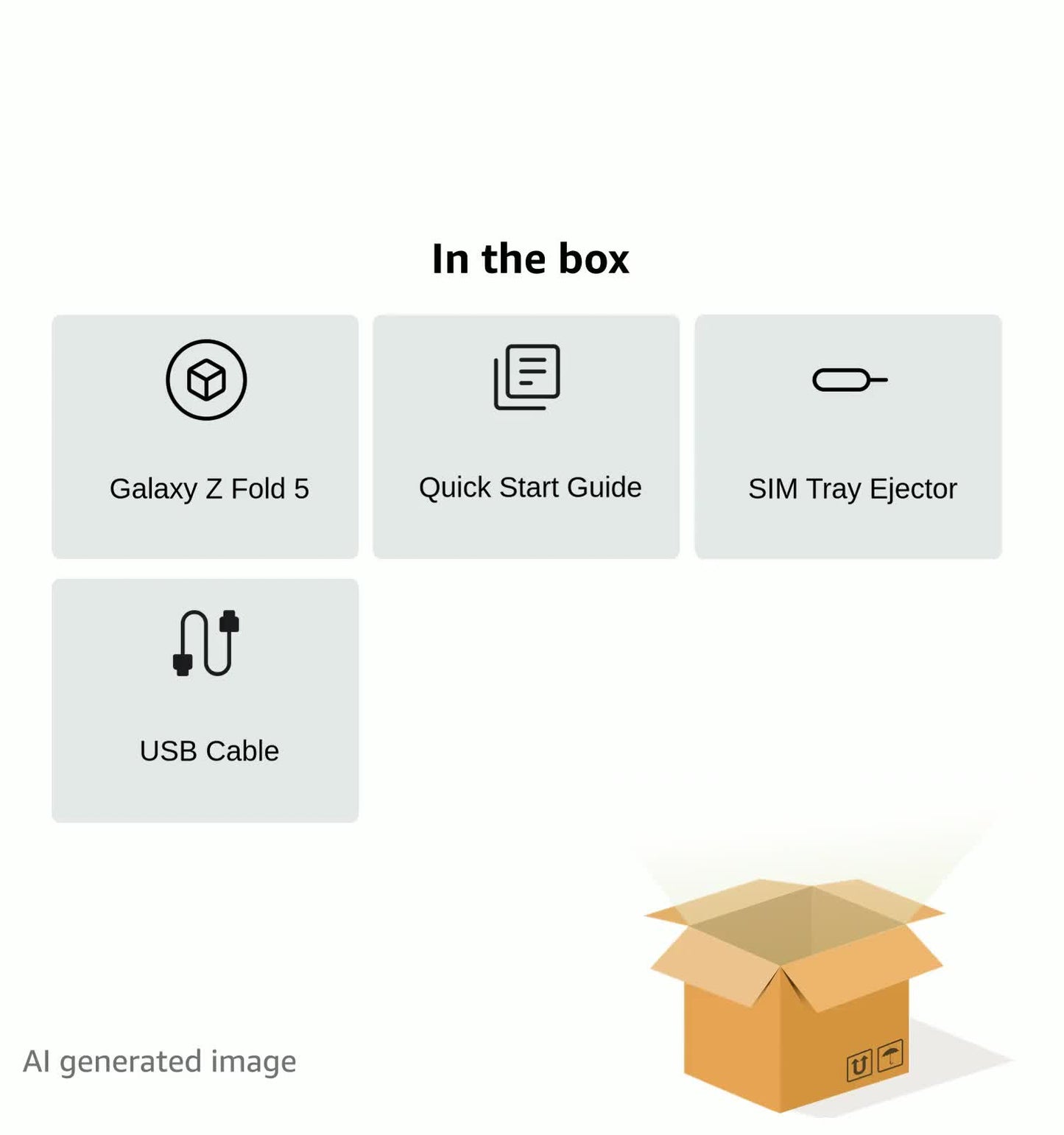 SAMSUNG Galaxy Z Fold 5 5G US Version, 256GB, ICY Blue - Unlocked (Renewed)