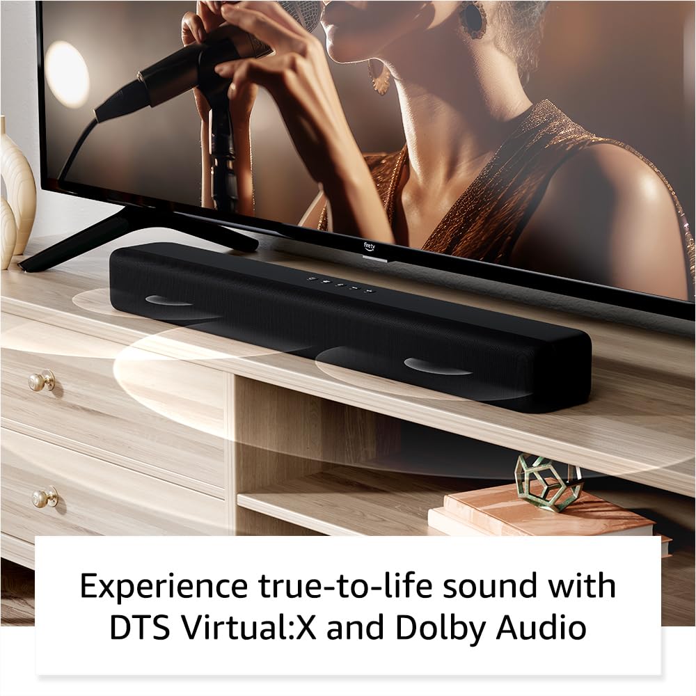 Amazon Fire TV Soundbar, 2.0 speaker with DTS Virtual:X and Dolby Audio, Bluetooth connectivity - Volt-Edge Technologies®