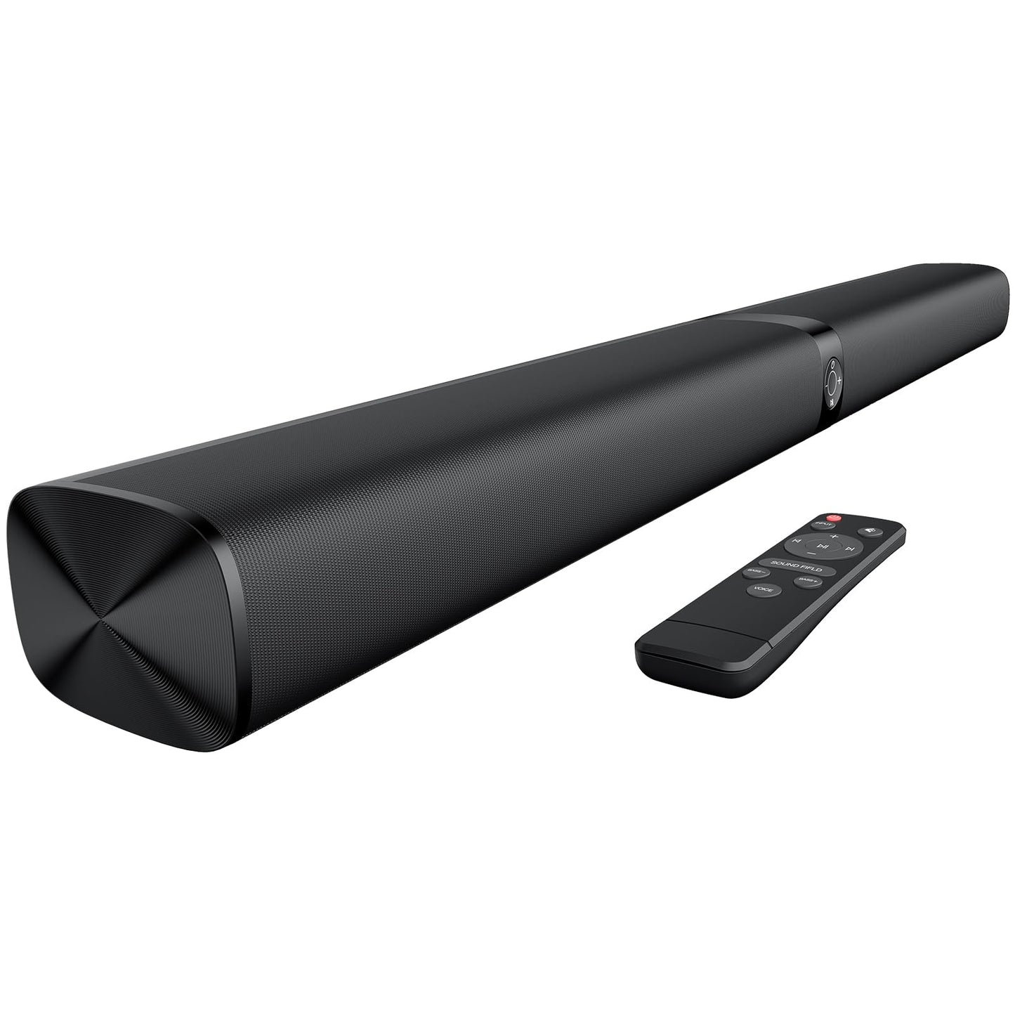 Assistrust Sound Bar for Smart TV, 60W Soundbar with Bluetooth/ARC/Opt/AUX Connect, Auto Volume Boost, 3 Equalizer Modes, 2 in 1 Detachable Soundbar for TV/PC/Gaming/Projectors - Volt-Edge Technologiesยฎ