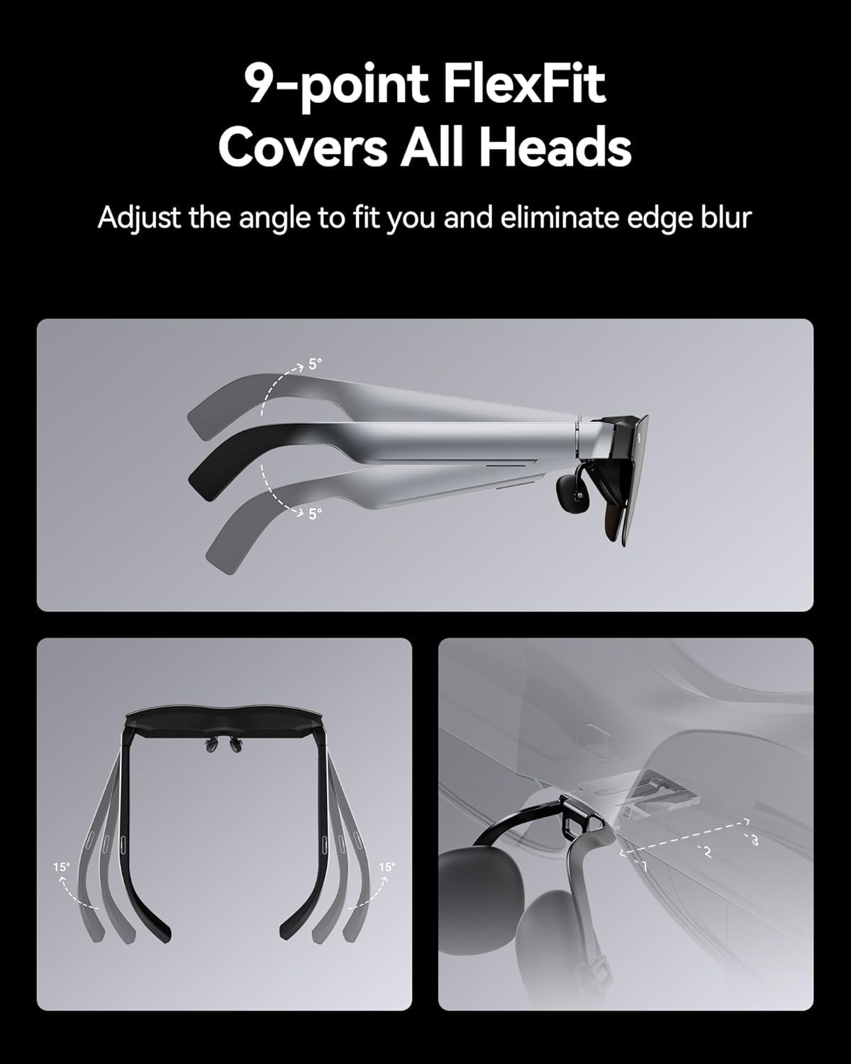 RayNeo Air 3s Pro AR/XR Glasses - 201'' 1200 Nits 120Hz HueView 2.0 Video Display, Smart Gaming Glasses for iPhone 17,16,15/Android/Mac/Switch 2/PS5/SteamDeck - 2025 Gift for Christmas & Tech Lover