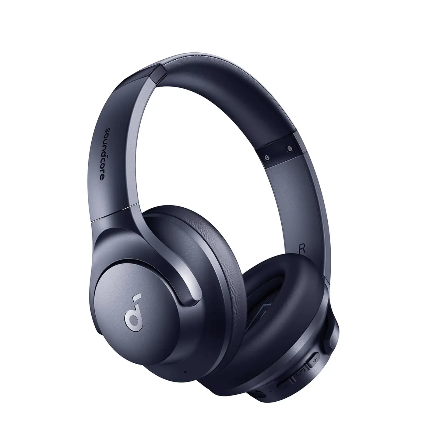 Soundcore by Anker Q20i Hybrid Active Noise Cancelling Headphones, Wireless Over-Ear Bluetooth, 40H Long ANC Playtime, Hi-Res Audio, Big Bass, Customize via an App, Transparency Mode (White) - Volt-Edge Technologies®