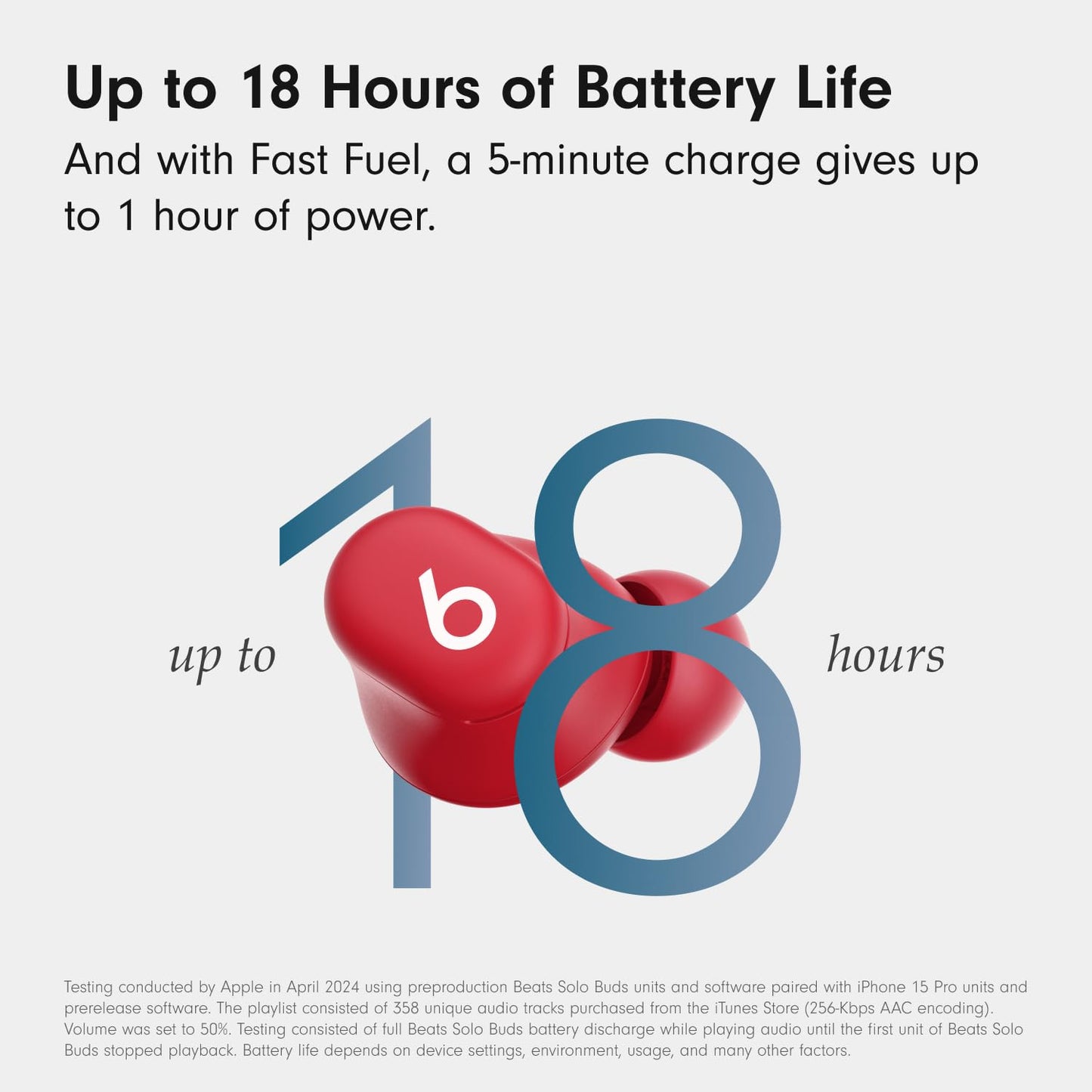 Beats Solo Buds - Wireless Bluetooth Earbuds | 18 Hours of Battery Life | Apple & Android Compatibility | Built-in Microphone - Matte Black