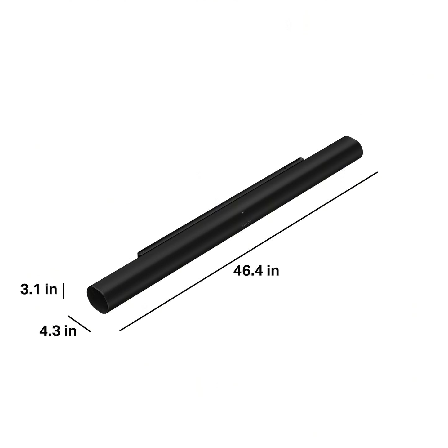 Sonos Arc Ultra Soundbar with Dolby Atmos and Voice Control - 9.1.4 Surround Sound for TV and Music - Black - Volt-Edge Technologies®