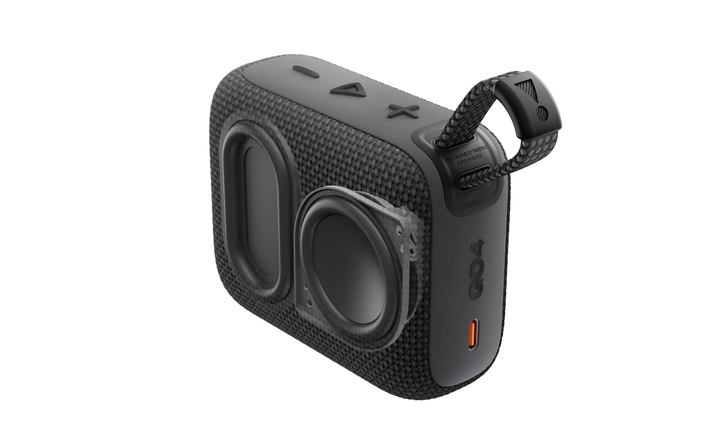 JBL Go 4 - Ultra-Portable, Waterproof and Dustproof Bluetooth Speaker, Big Pro Sound with Punchy bass, 7-Hour Built-in Battery, Made in Part with Recycled Materials (Black) - Volt-Edge Technologies®