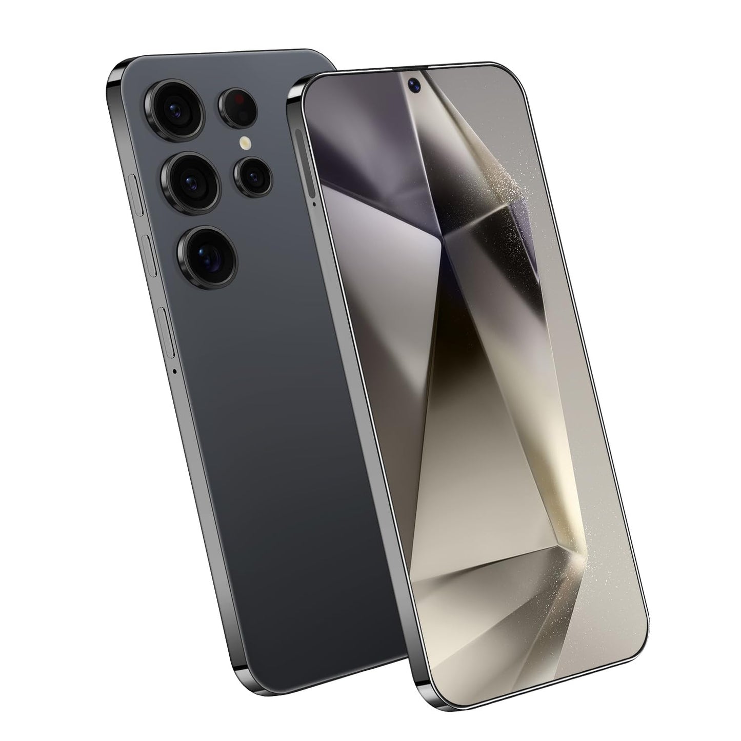 XUANMEIKE Unlocked Phone S24 Ultra Android Phone 8-core 8GB+256GB Cell Phone 7 inch HD Screen Mobile Phone 108MP+48MP Camera 6800 mAh Battery 5G Dual SIM (Titanium Black)