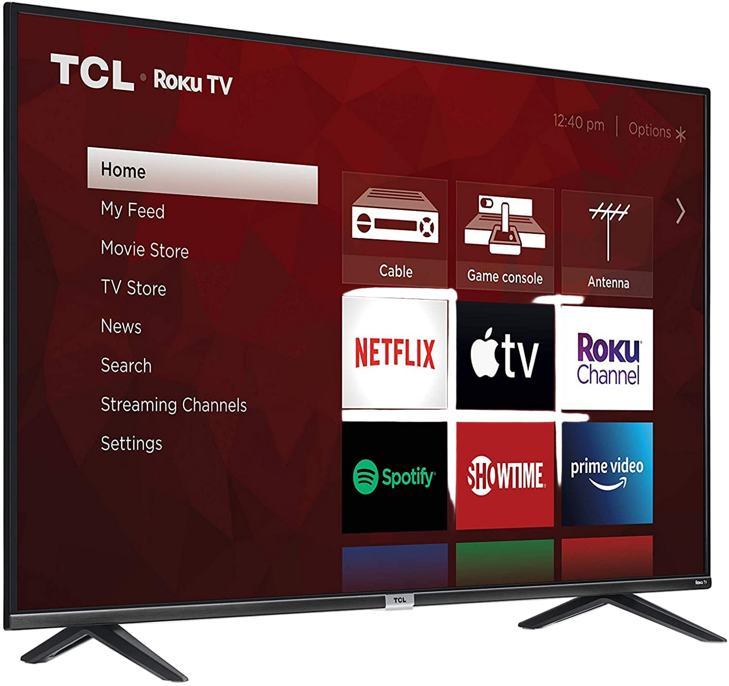 TCL 55" Class 4-Series 4K UHD HDR Smart Roku TV – 55S435, 2021 Model