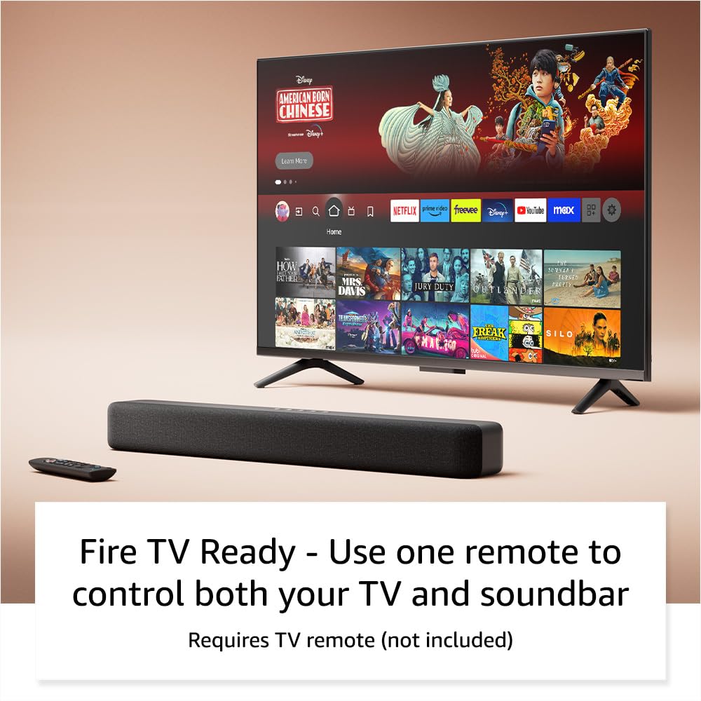 Amazon Fire TV Soundbar, 2.0 speaker with DTS Virtual:X and Dolby Audio, Bluetooth connectivity - Volt-Edge Technologies®