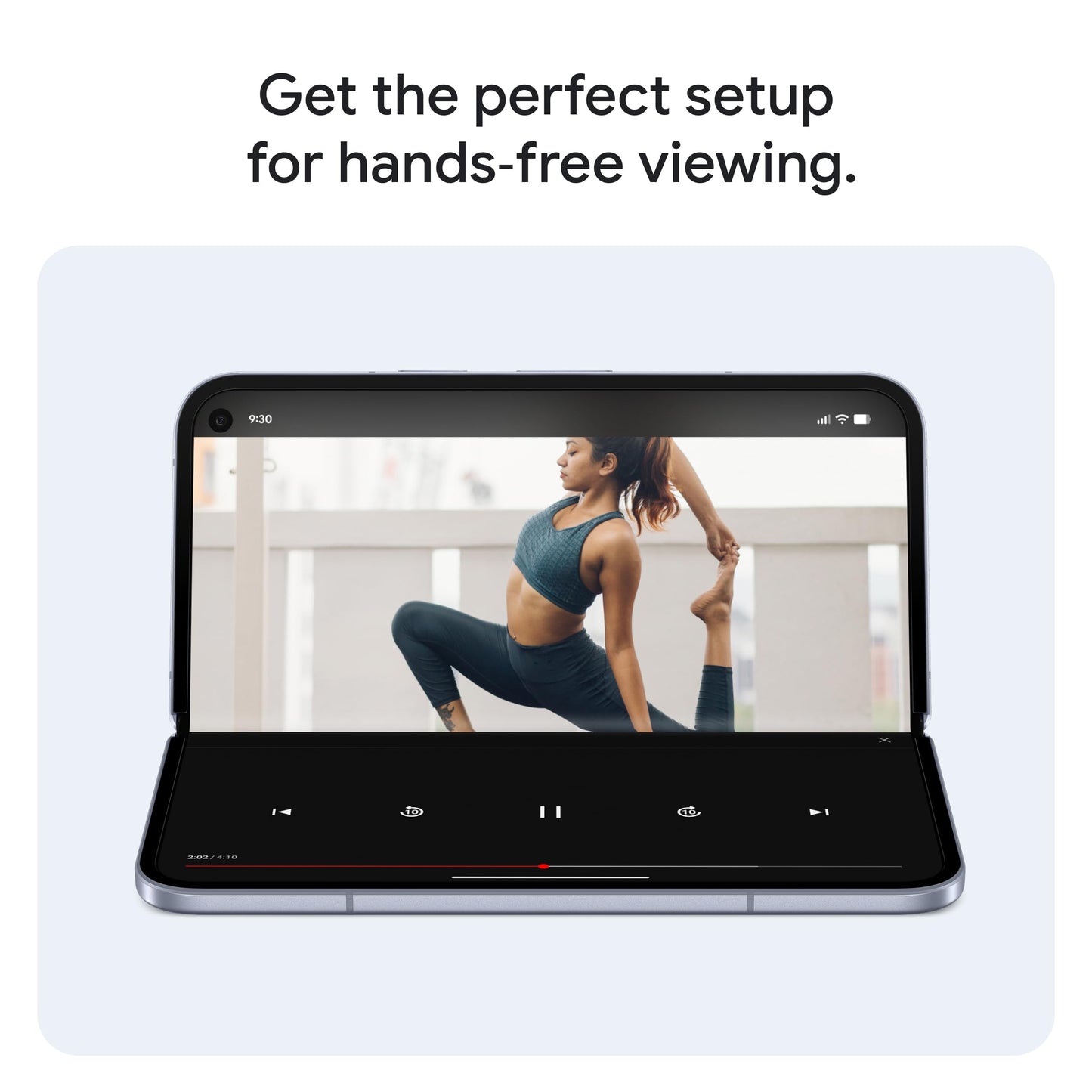 Google Pixel 10 Pro Fold - Unlocked Android Smartphone - Gemini AI Assistant - Advanced Triple Rear Camera System - 24+ Hour Battery - Foldable Display - Moonstone - 256 GB (2025 Model)