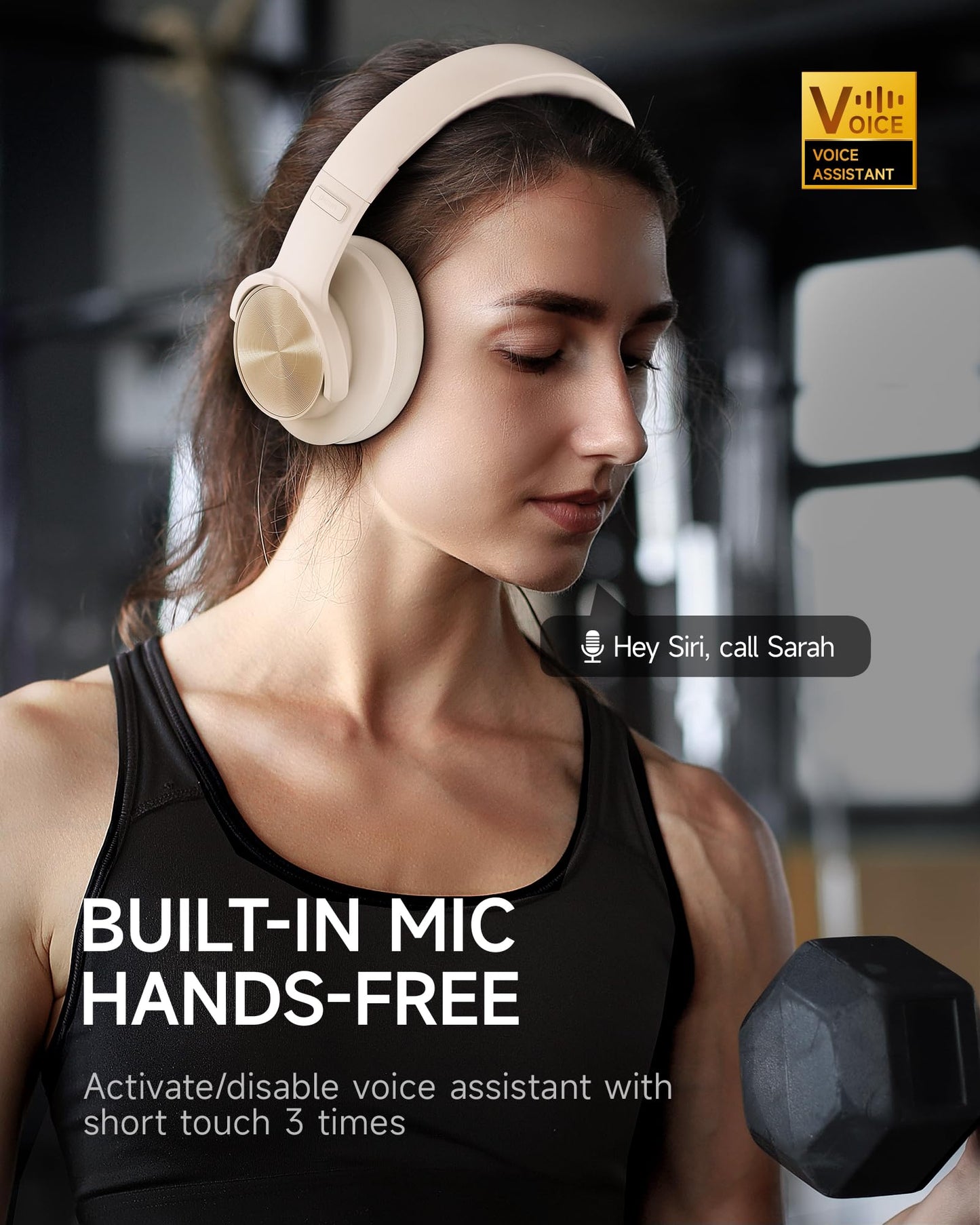 Picun B8 Bluetooth Headphones, 120H Playtime Headphone Wireless Bluetooth with 3 EQ Modes, Low Latency, Hands-Free Calls, Over Ear Headphones for Travel Home Office Cellphone PC Black - Volt-Edge Technologies®