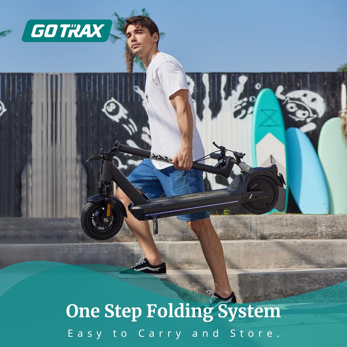 Gotrax Eclipse Electric Scooter, 10" Solid Tire, Max 20Mph Speed and 28Mile Range 500W Motor with Front Double Suspension Commuting EScooter for Adult, Black