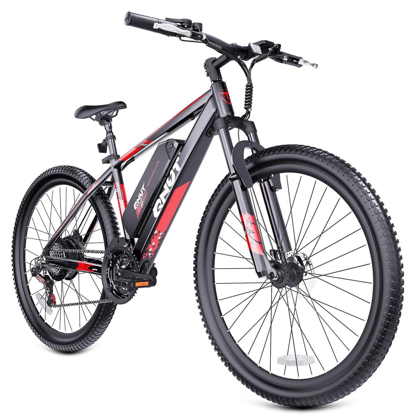 Totem Electric Bike for Adults, 750W Peak 26" Ebike for Men Women Teens with 375WH, 21 Speed, 20Mph, Up to 40Miles Front Suspension, Commuting E-Bike Mountain Bicycle - Volt-Edge Technologies®