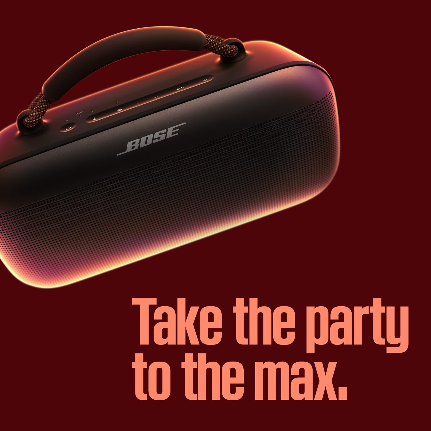 Bose SoundLink Max Bluetooth Speaker - Portable Wireless Party Speaker, IP67 Waterproof, Rope Handle, Up to 20 Hours of Playtime, USB-C, Built-in 3.5mm AUX Input, Black - Volt-Edge Technologies®