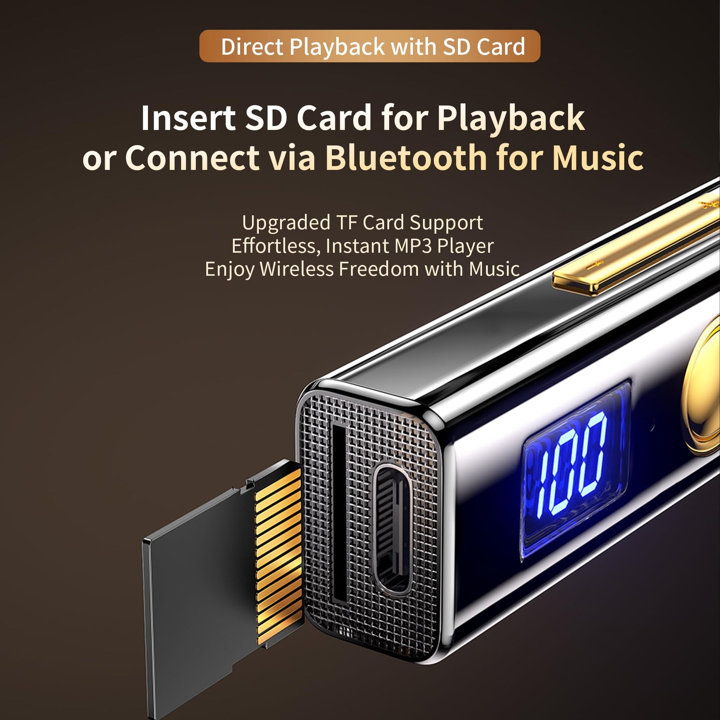 Kshttky Neckband Wireless Earbuds Around The Neck,Bluetooth V5.4 Headphones, 4-Driver Stereo Sound, 100 Hours Playtime, in-Ear with Mic for Sports, Fitness, Outdoor & Work (Black)