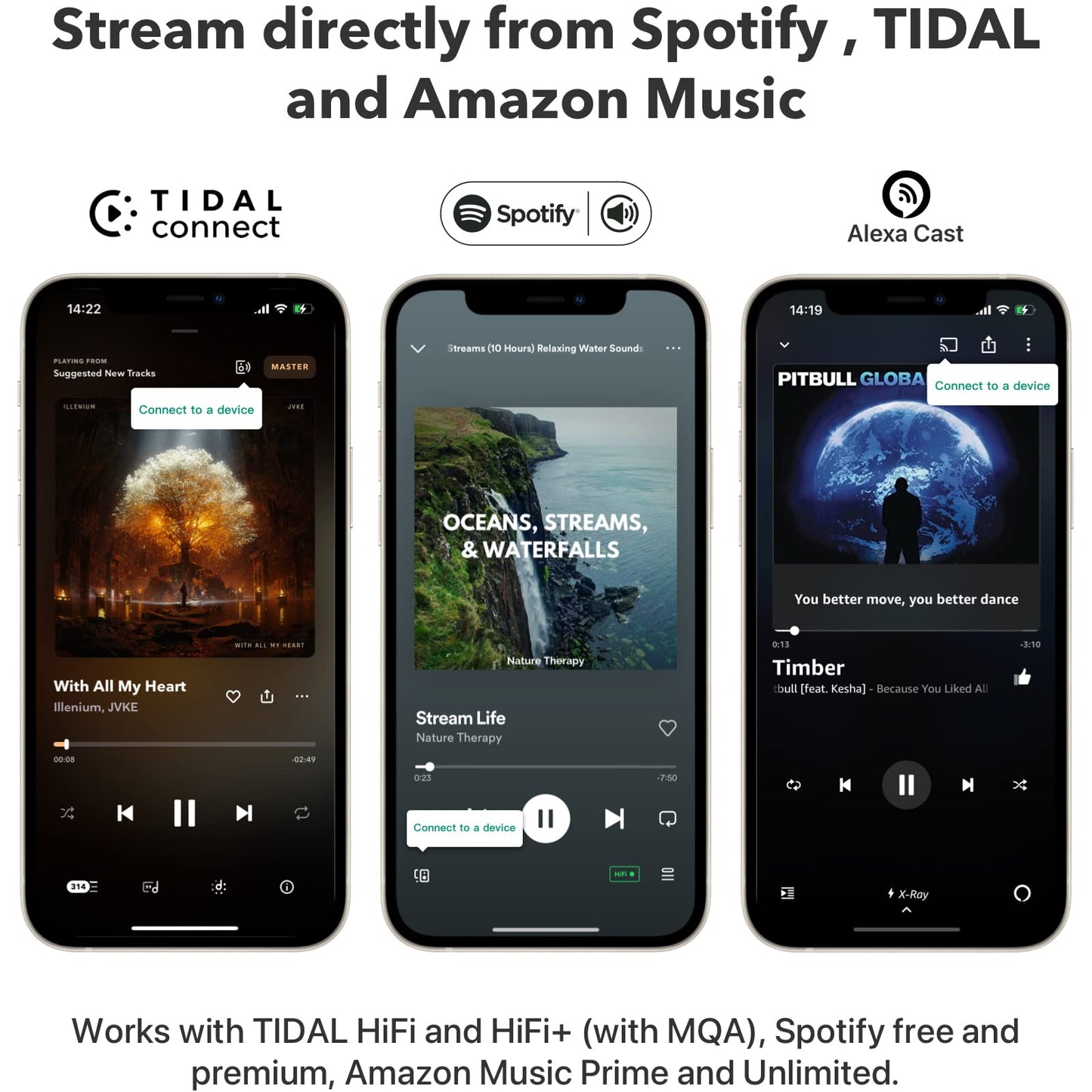 WiiM Mini AirPlay 2 Wireless Audio Streamer, Multiroom Stereo, Preamplifier, Works with Alexa and Siri Voice Assistants, Stream Hi-Res Audio from Amazon Music, Tidal and More
