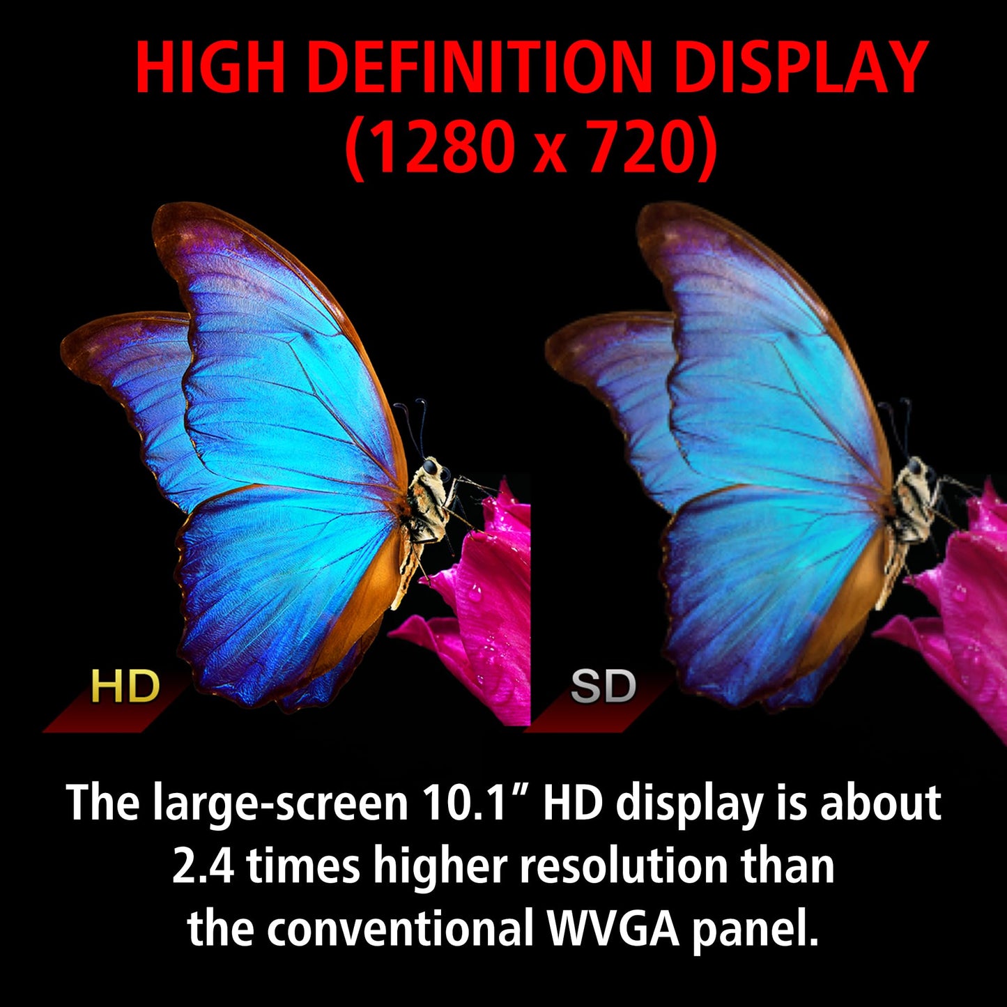 JVC KW-Z1000W Bluetooth Car Stereo Receiver with USB Port –10.1" Floating Touchscreen HD Display, AM/FM Radio - MP3 Player - Double DIN - Waze-Ready with Apple CarPlay or Android Auto (Black)