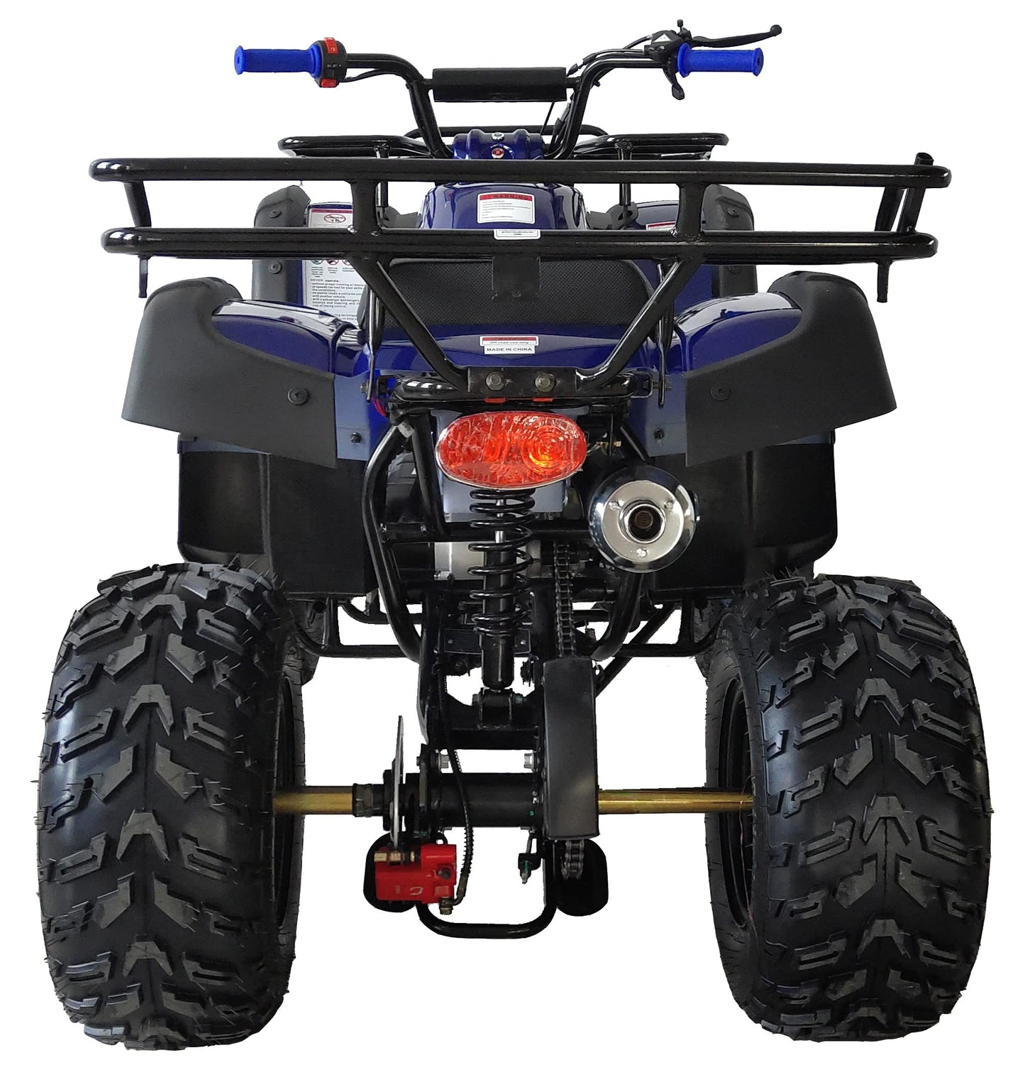 HHH 200cc ATV Big Utility 4 wheeler Adults Youth quad with Automatic Transmission Reverse, LED Headlight, Matching Rims, Big 23/22 inches Wheels CT-200-1 (Blue)