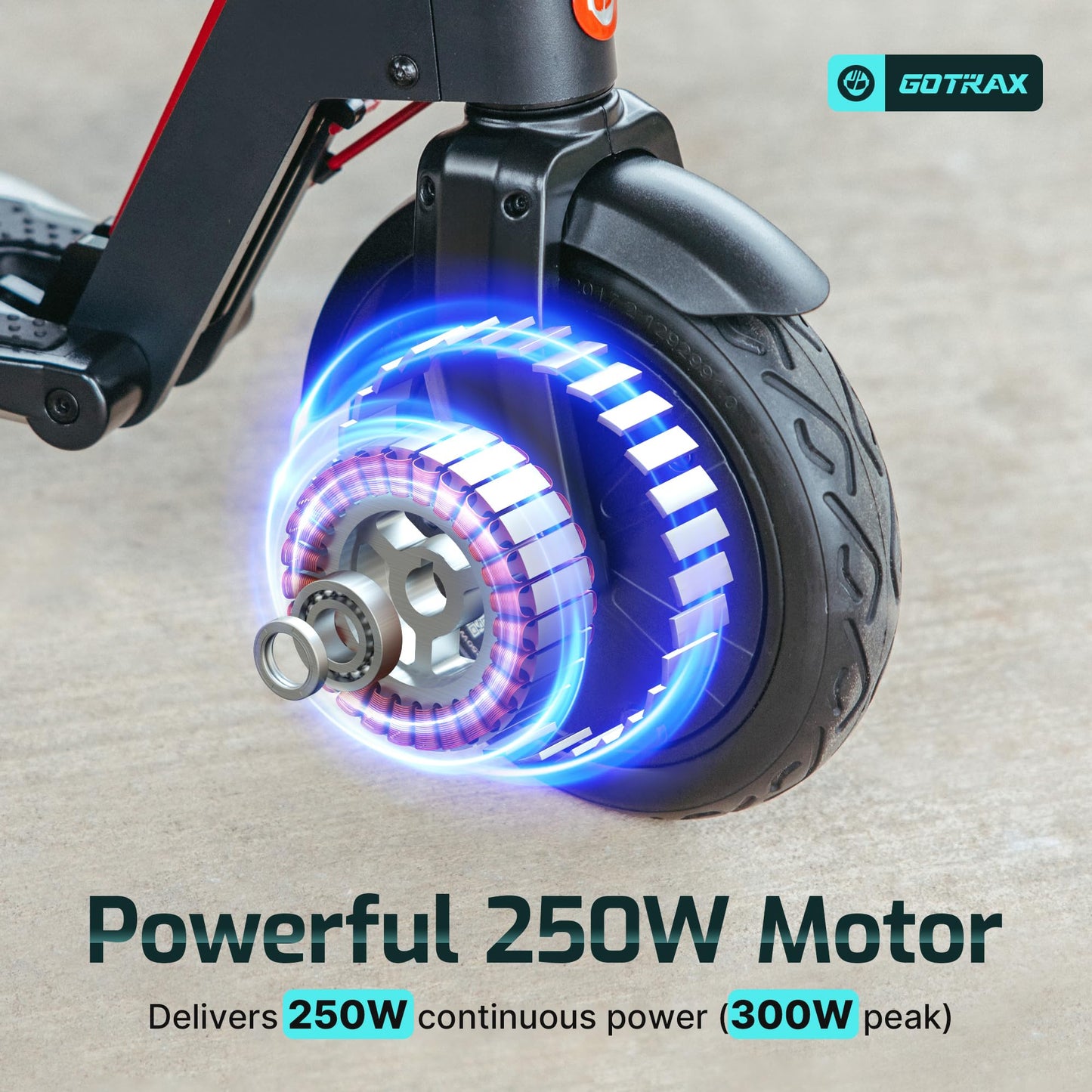 Gotrax GXL V2 Electric Scooter, 8.5" Solid Tire, Max 12 Mile and 15.5Mph Speed Power by 250W Motor, Lightweight 25.95lb, Cruise Control Aluminum Alloy Frame Foldable Commuting Escooter for Adults