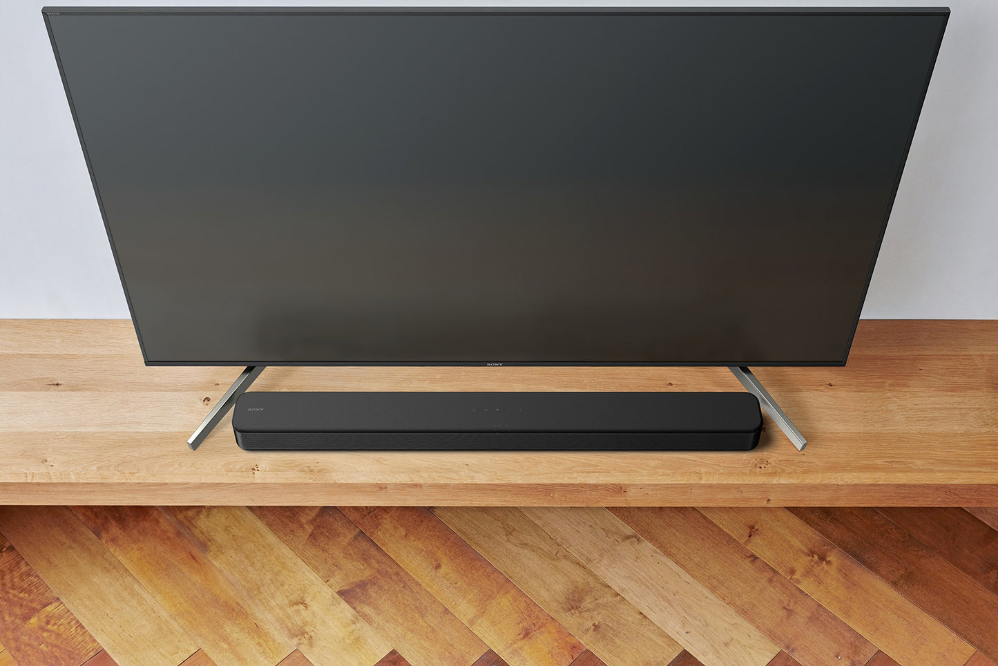 Sony S100F 2.0ch Soundbar with Bass Reflex Speaker, Integrated Tweeter and Bluetooth, (HTS100F), easy setup, compact, home office use with clear sound black - Volt-Edge Technologies®