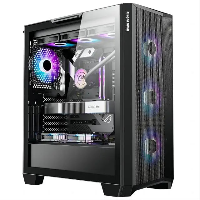 Aotesier Core i7 CPU Affordable Computer full set 8G/16G RAM 256GB SSD home office gaming pc desktop computer gamers PC GAME
