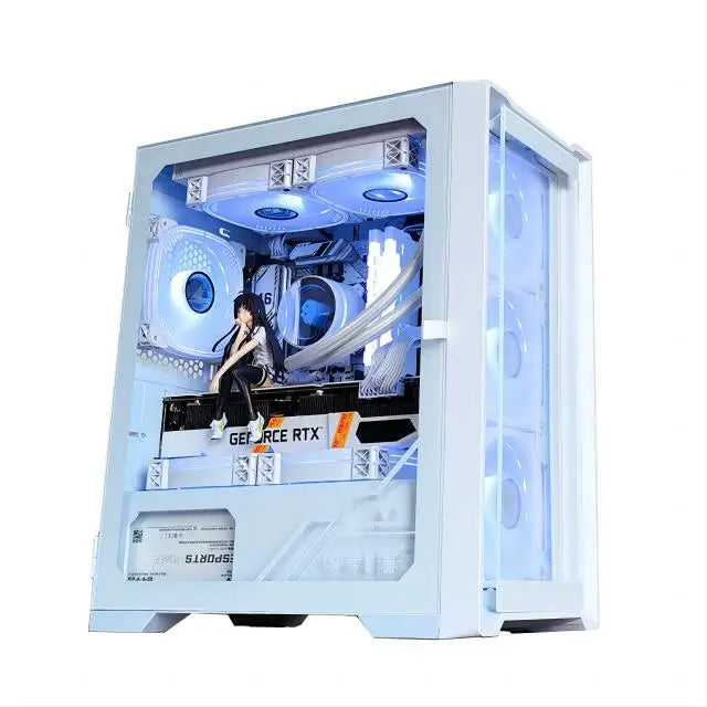 Aotesier Hot selling gamer desktop computer build in Win10 16GB Ram SSD 1TB hdd GTX 1050Ti Core E5-2650 processor new gaming pc
