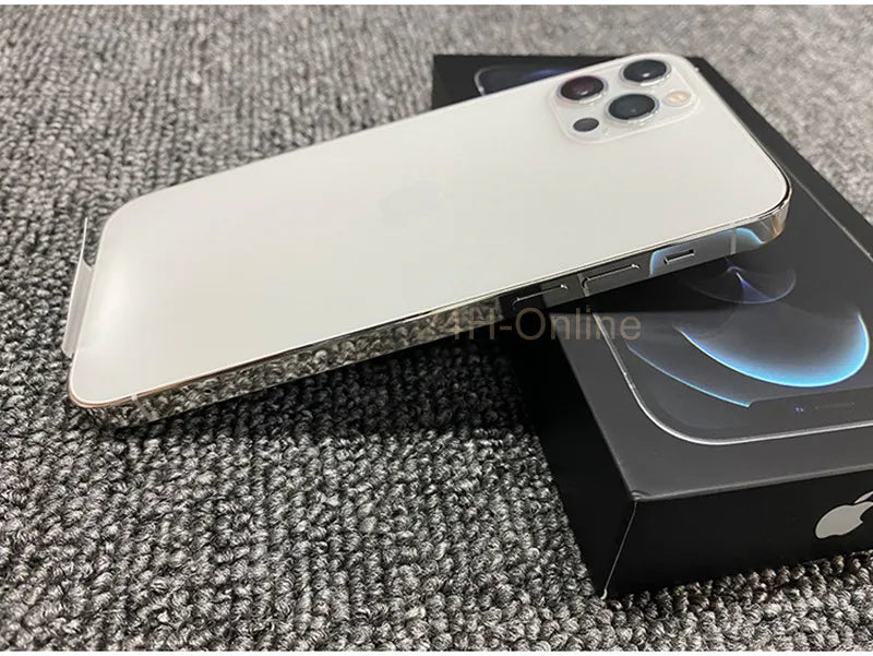 Genuine Apple iPhone 12 Pro Max 128/256/512GB ROM Original 6.7" Retina OLED RAM 6GB A14 Face ID NFC Unlocked 5G 98% New Phone