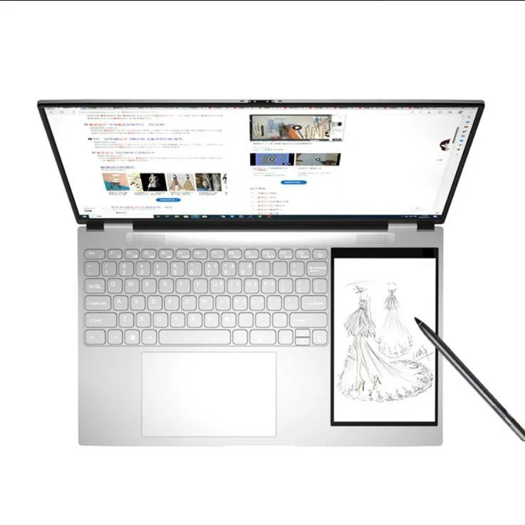 15.6 Inch Dual Screen Ultra Slim Laptops Brand New Notebook N100 32Gb Ram 2Tb SSD Business Laptop