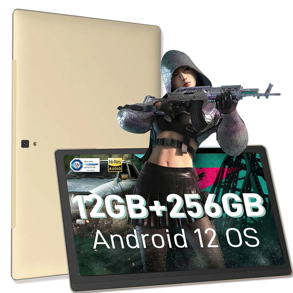 Global Version 14 Inch 1920x1080 IPS Big Screen Tablet PC 5+13MP Camera 12+256GB Deca-Core планшет 2 IN 1 Tablets Android Laptop