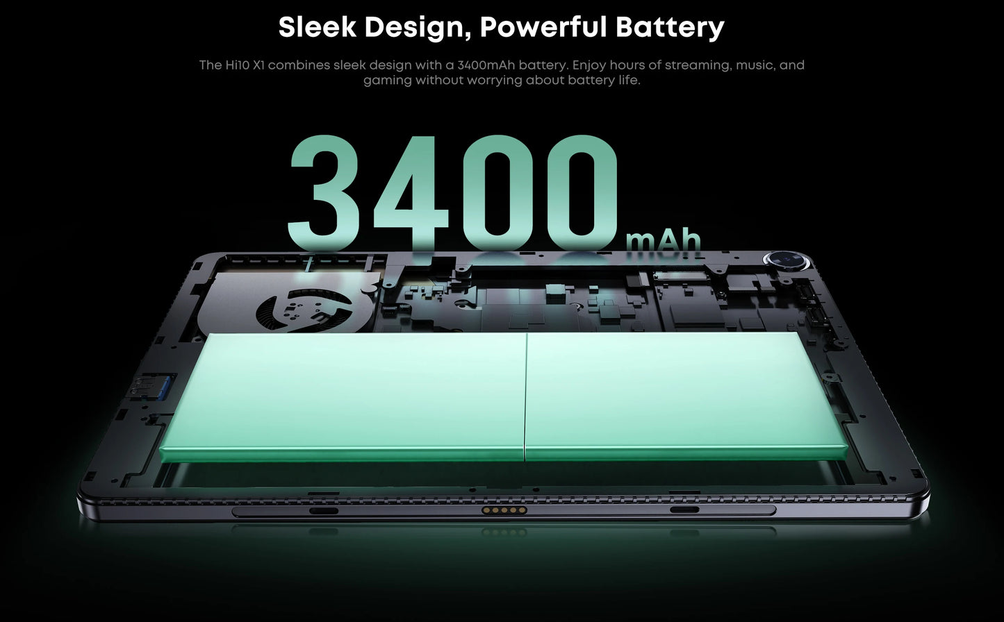 CHUWI Hi10 X1 Tablet 2 In 1 Tablet PC 10.1inch Display Intel N150 Processor LPDDR5 8GB RAM 256GB SSD Windows 11 Tablets PC WiFi6