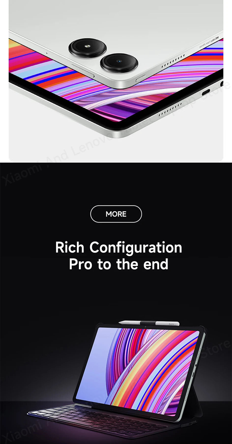 Xiaomi Tablet Chinese Rom Redmi Pad Pro 2024 12.1“ 2.5K 120Hz Snapdragon 7s Gen 2 10000mAh Quad speakers Dolby Atmos Tablet Pc