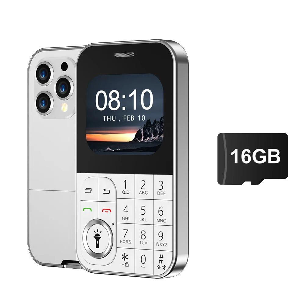 SERVO V9 Small Mobile Phone 2 SIM Cards Magic Voice Speed Dial MP4 Player Rear Camera Flashlight FM Radio 2G GSM Mini Cellphones