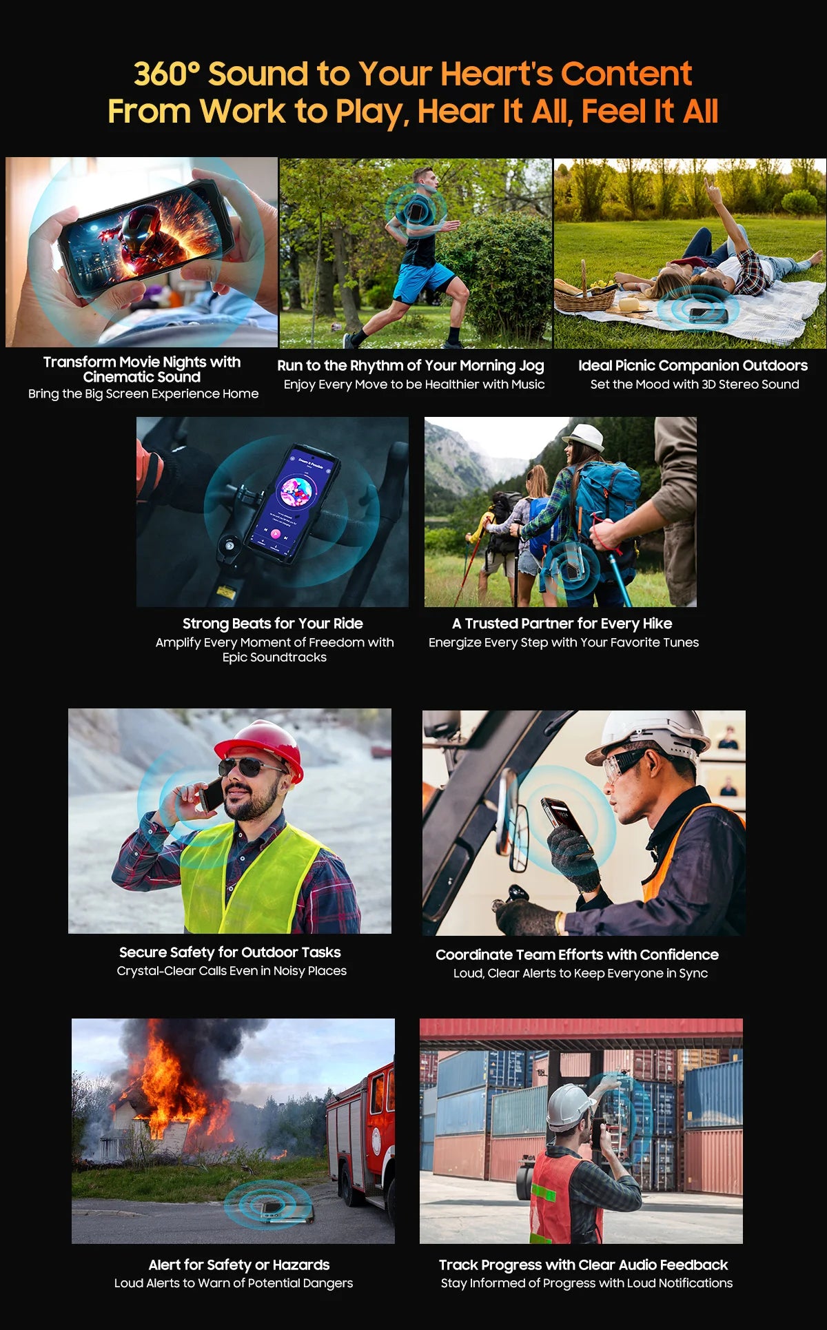 Blackview OSCAL PILOT 1 Rugged Phone, 6GB+ 256GB ,Helio G81 Smartphone Android14, 6.67'' Display Mobile Phone, 15000mAh, NFC