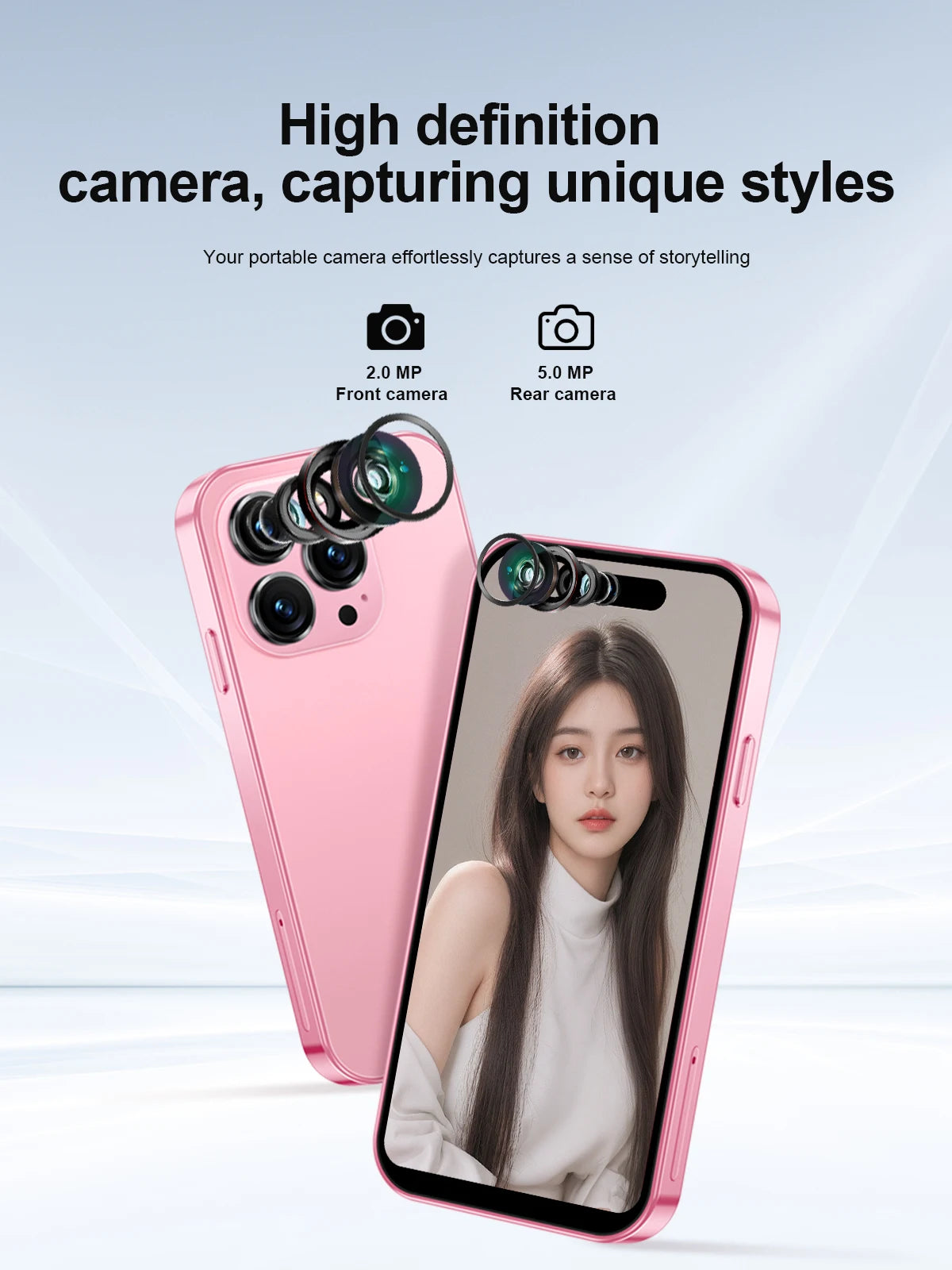 SERVO S16 Mini 4G Network Small Smartphone 2 SIM Standby Android 12.0 System Play Store WiFi GPS 4.0" Screen Palm Cellular Phone