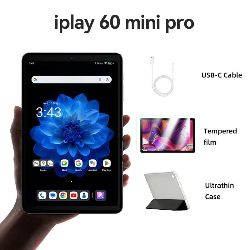 Alldocube iPlay 60 Mini Pro Tablet 8.4inch Android14 16GB(8GB+8GB) RAM 256GB ROM FHD 1920x1200 Dual SIM 4G LTE 6050mAh Battery