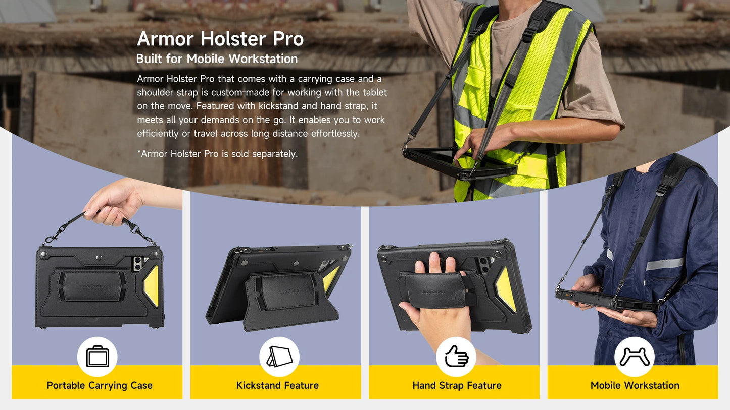 Ulefone Armor Pad 4 Ultra 5G Rugged Tablet Thermal lmaging 10.36"2K Up to 16GB RAM 256GB ROM Android 14 11800mAh