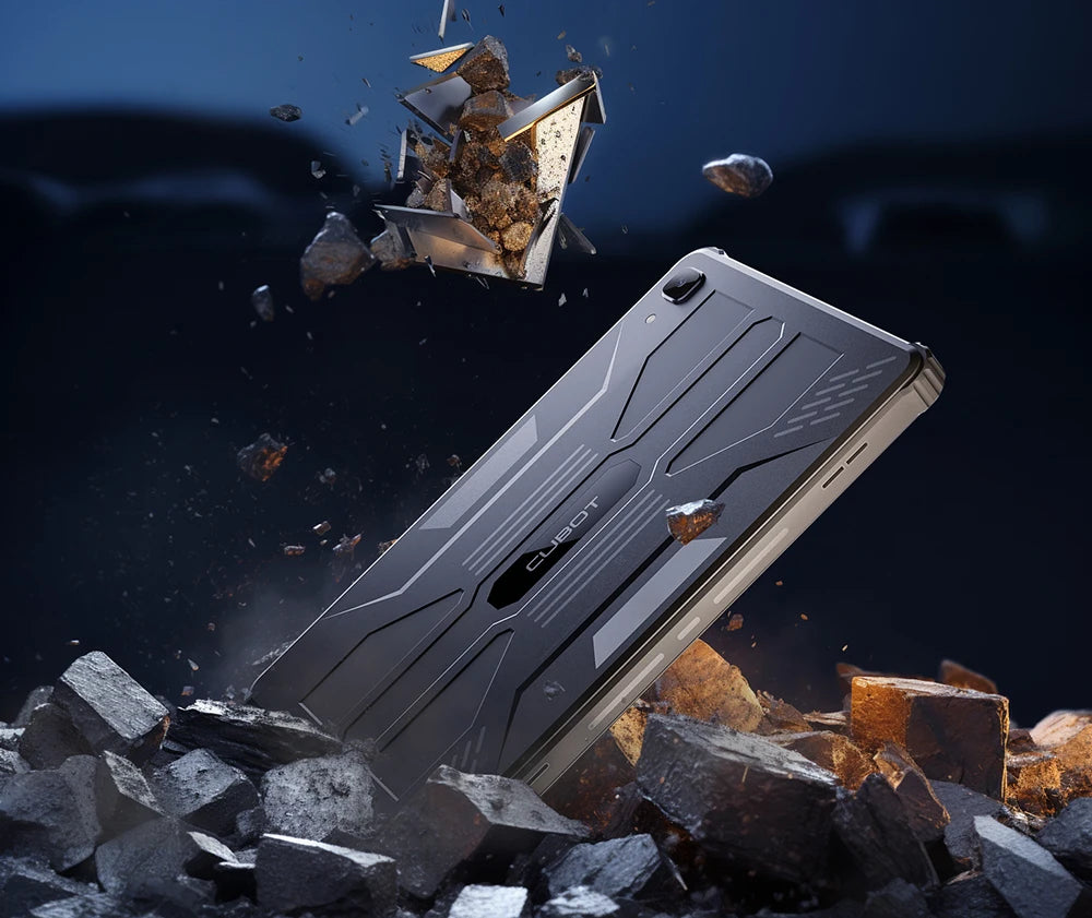 Cubot TAB KINGKONG, Rugged Tablet Android 13, IP68 Waterproof, 16GB RAM(8GB+8GB Extended), 256GB ROM, 10600mAh,10.1" FHD+ Screen