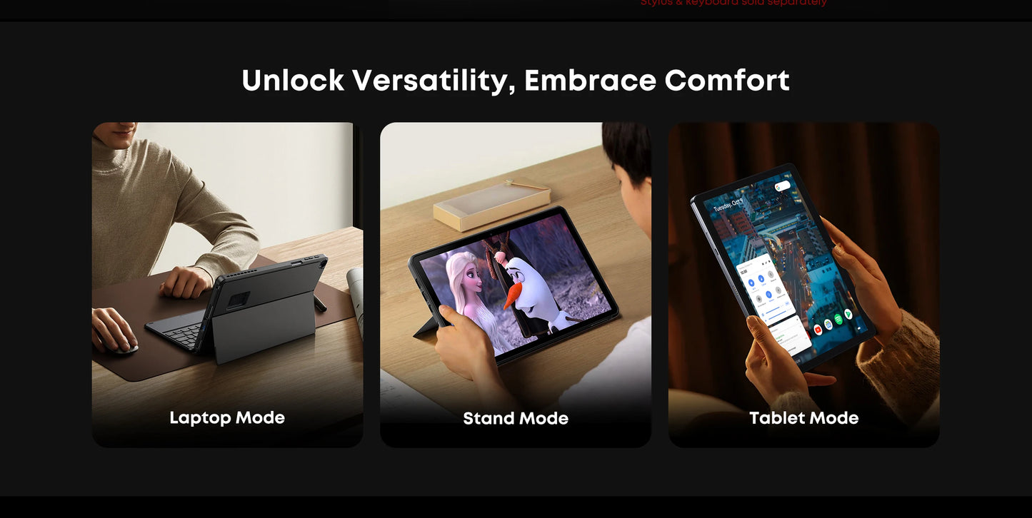 CHUWI Hi10 X1 Tablet 2 In 1 Tablet PC 10.1inch Display Intel N150 Processor LPDDR5 8GB RAM 256GB SSD Windows 11 Tablets PC WiFi6