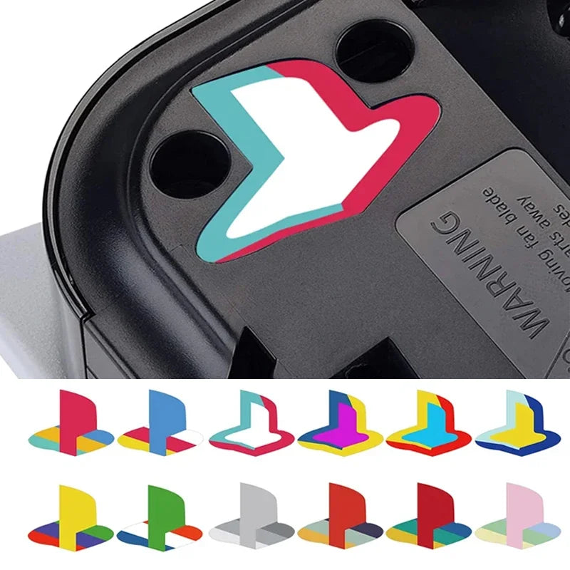 For PS5 Vinyl Decal 6pcs Logo Skin Sticker Glossy Underlay For Playstaion 5 Disk Digital Version Console Cover Accessories