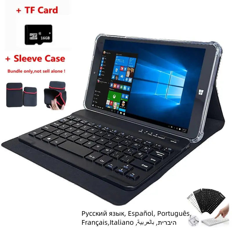 8GB RAM 128GB ROM 8 INCH Windows 10 Tablets Quad-Cores 64bit Intel Atom x5-Z8300 CPU 1280 x 800 IPS Resolution HDMI Port