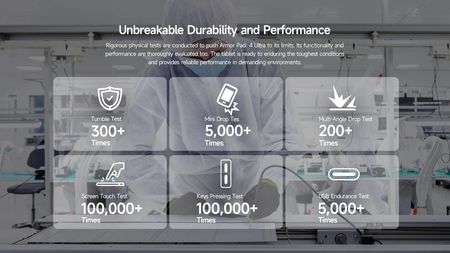 Ulefone Armor Pad 4 Ultra 5G Rugged Tablet Thermal lmaging 10.36"2K Up to 16GB RAM 256GB ROM Android 14 11800mAh