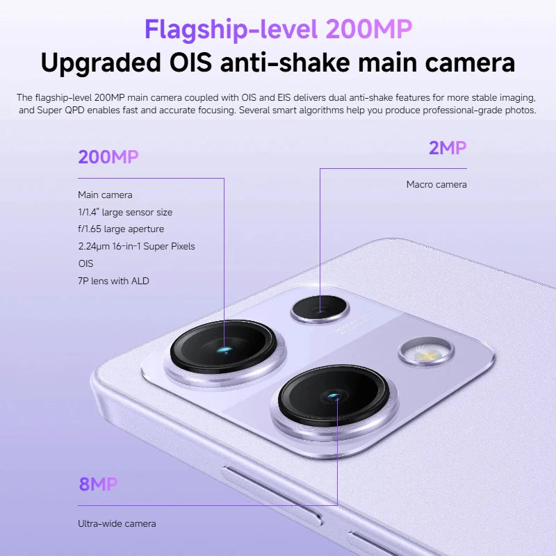 Global Version Redmi note 14S MediaTek Helio G99-Ultra 200MP+8MP+2MP triple camera 6.67" AMOLED display 67W HyperCharge