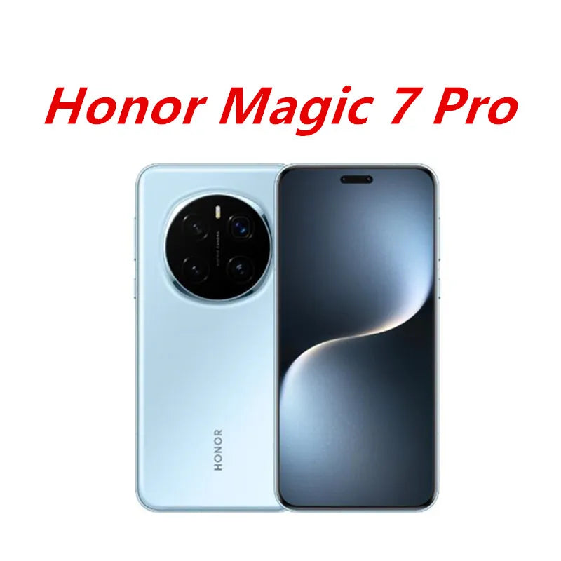 Original New Honor Magic 7 Pro 5G Mobile Phone 5850mAh Battery 100W 6.8 OLED Android 15 NFC