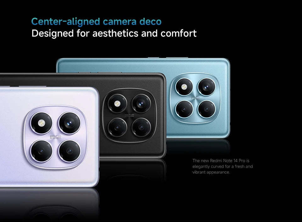 FR Warehouse Xiaomi Redmi Note 14 Pro 4G Smartphone Global Version 5500mAh 6.67" AMOLED MediaTek Helio G100-Ultra 200MP Camera