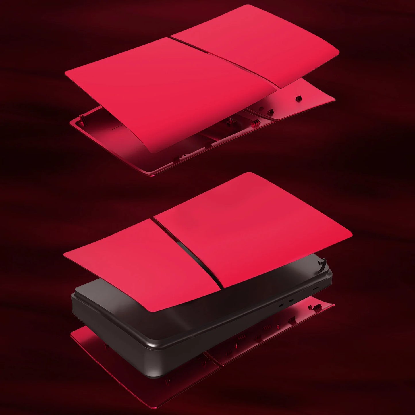 Digital Edtion Hard ABS Plastic Replacement PS5 Slim FacePlate Cover Shell Skin Case Accessories for Playstation 5 Slim Plates