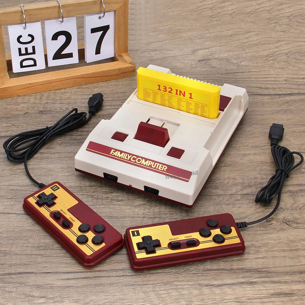 NEW 8Bit Video Game Consol Built-in 500 Classic Games Family Computer TV Game Console Support Game Cartridge For FC Retro Gaming